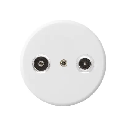 Presa d'antenna basico TV-R mont.A 11dB 2GHz bianco 
