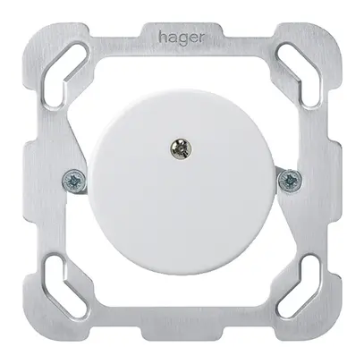 Disque d'obturation ENC basico Ø43mm avec plaque de fixation blanc 