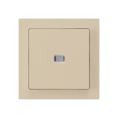Kit frontale kallysto beige con lente 60×60mm 