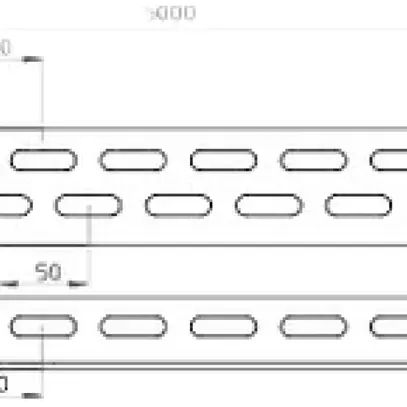 Profilo angolare Bettermann zincato a caldo a immersione 