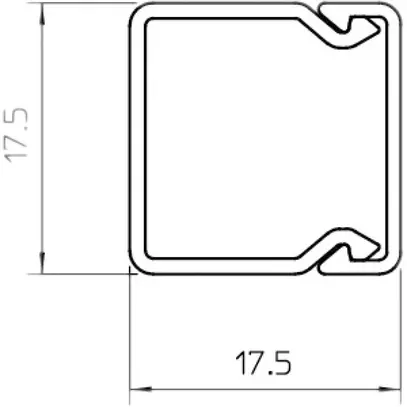Canale d'installazione Bettermann WDKH s.alogeno 20×20×2000mm bianco puro 
