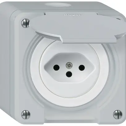 Presa AP robusto tipo 13 grigio 