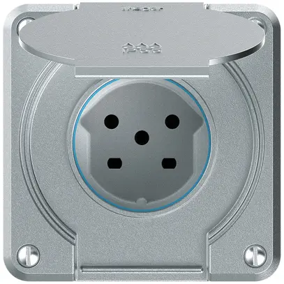 UP-Steckdose robusto 1×Typ 15 IP55 aluminium 