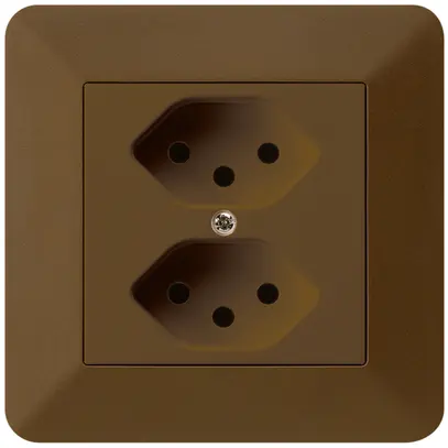 Prise ENC kallysto.trend 2×T13 brun 