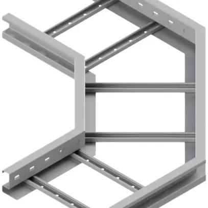 Angolo Lanz 90° per multicanale a lunga campata 500×60mm ZMA 