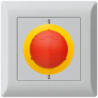 Contact pivotant ENC kallysto.line ARRÊT D'URGENCE gris clair 