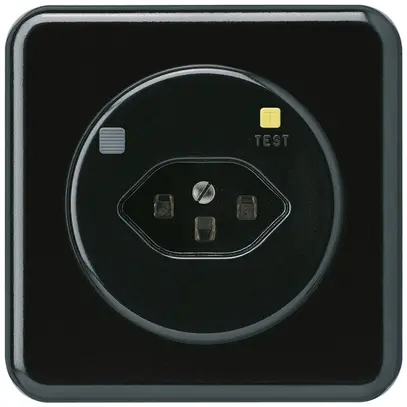 Prise ENC basico C T23 FI 30mA noir 