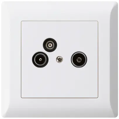 Prise d'antenne ENC R/TV/données kallysto.line 23dB blanc 