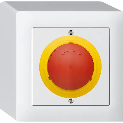 Contatto rotativo AP kallysto ARRESTO DI EMERGENZA bianco 