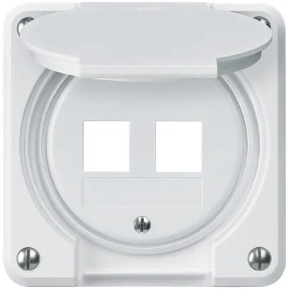 Kit di montaggio INC robusto HMS IP55 bianco per 2×modulo 