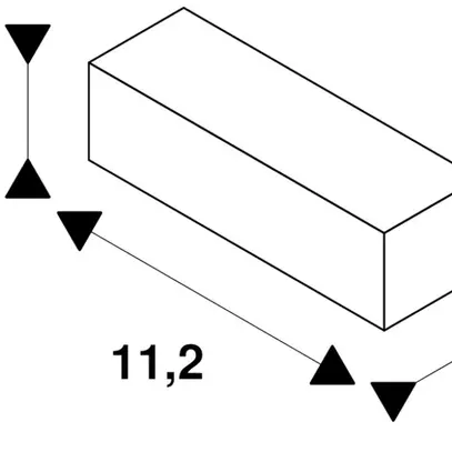 Alimentazione laterale SLV per binario cond.AP EUTRAC 3f, PE a destra, bianco 