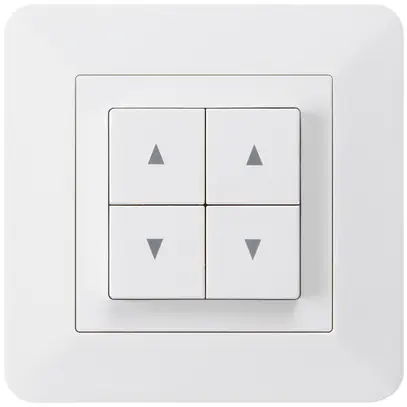Pulsante per tapparelle INC kallysto.trend bianco con 4 tasti 