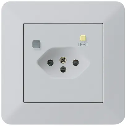 Prise ENC KTR T13 FI 30mA gris clair 