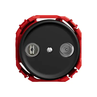 Prise antenne TV-R STANDARDdue SNAPFIX® prise de passage 19dB no 