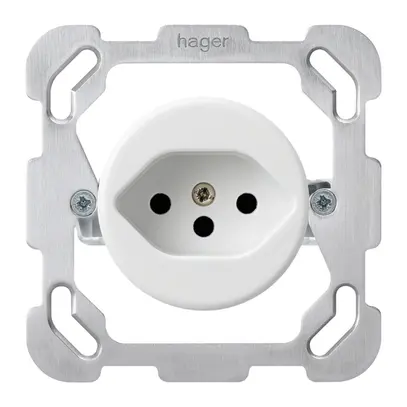 Inserto per presa INC basico T13 placca di fissaggio bianco protezione bambini 