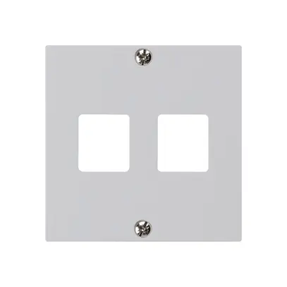 Kit frontale INC HMS kallysto A per 2 moduli grigio chiaro 