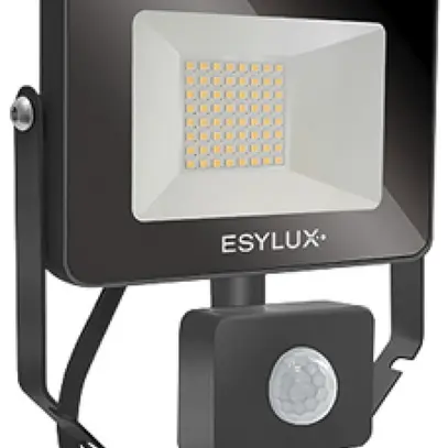 Projecteur LED ESYLUX AFL BASIC, 10W 4000K 1000lm 148×58×160mm IP65, noir 