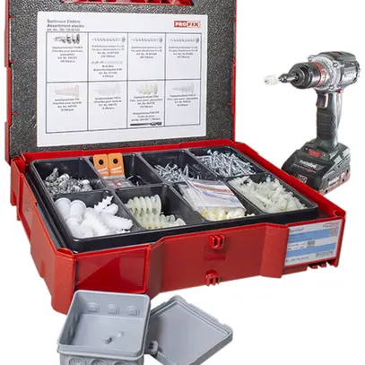 Cassetta d'assortimento Profix Sortifix Elektro 