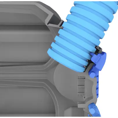 Boîte pour paroi creuse HSB D83, grd. 2×1, 145×83×65mm TFC 850°C 