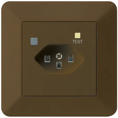 Presa INC KTR T23 FI 30mA marrone 