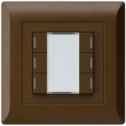Tasto INC kallysto.line KNX 6×marrone LED RGB s/e-link 
