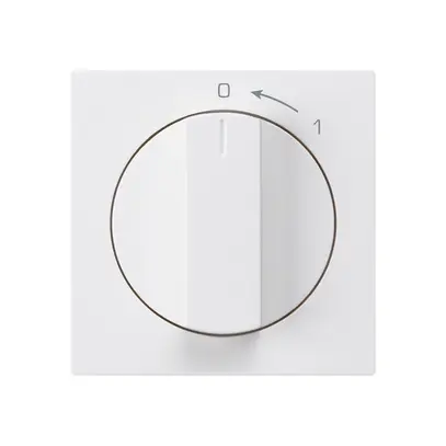 Kit frontale per contatto rotativo bianco 60×60mm kallysto 0<-1 