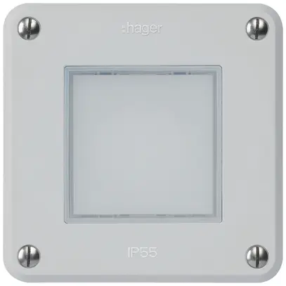 UP-LED-Leuchte robusto C IP55 grau LED blau 