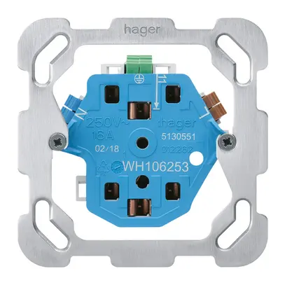 Interno per presa Hager 2×T13/23 F 