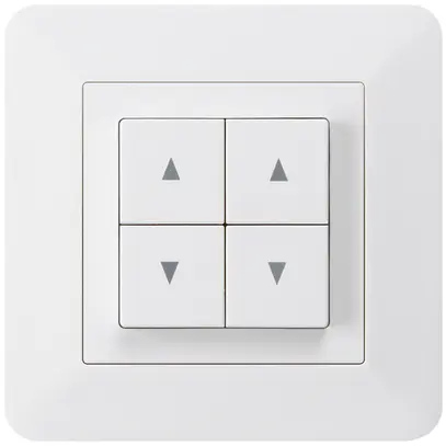 Interruttore per tapparelle INC kallysto.trend bianco con 4 tasti 