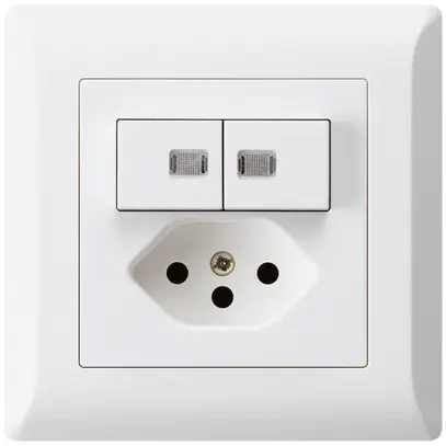 Combinaison lumineuse ENC 3/1P+A-R+T13 blanc kallysto.line 2 lentilles 