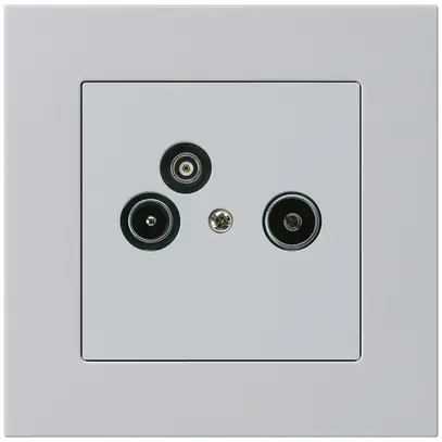 Prise pour antenne ENC R/TV/données kallysto.pro 2GHz 19db gris clair 