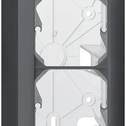 Intestazione AP kallysto 2×1 antracite 