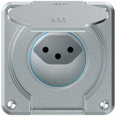 Presa INC robusto 1×tipo 13 IP55 alluminio 