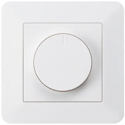 Variatore rotativo INC kallysto.trend 20…500VA ritardo d.fase ascendente bianco 