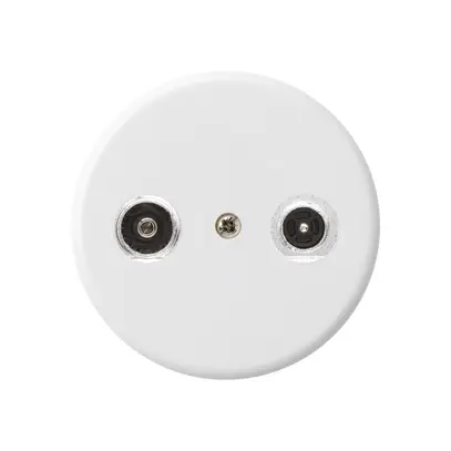 Antennendose basico TV-R Bauart A 19dB 2GHz weiss 