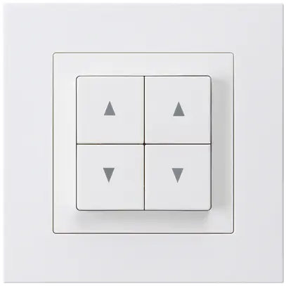 Pulsante per tapparelle INC kallysto.pro bianco con 4 tasti 