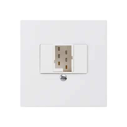 Inserto per presa di raccordo kallysto 1×TT83 bianco 