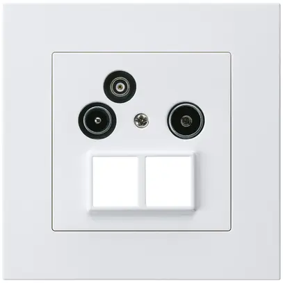 Presa antenna INC R/TV/dati kallysto.pro HMS 2GHz 19db bianco 