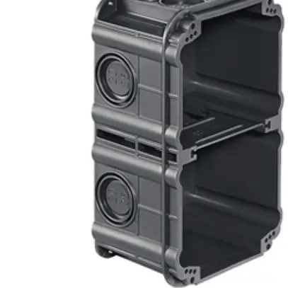 Scatola INC HSB Basic per calcestruzzo 2×1, 130×70×52 mm 