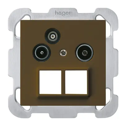 UP-Antennendose R/TV-Daten kallysto HMS B 2GHz 4dB braun 