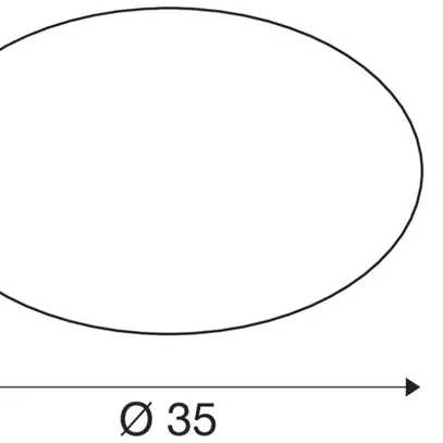 Plafoniera/lpda a muro LED SLV LIPSY 40 DOME 18W 2000lm 3000/4000K IP44 350mm bi 