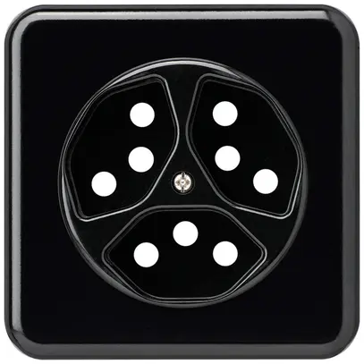 Kit frontal ENC basico 3×type 13 noir 86×86mm 