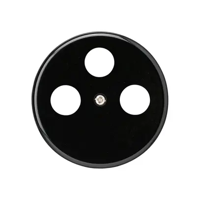 Kit frontale INC basico TV-R-SAT nero 