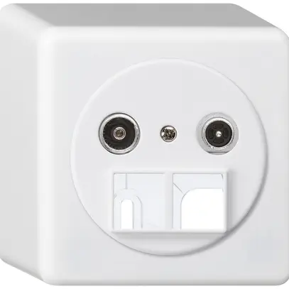 Prise multimédia AP basico TV-R 4dB 2GHz blanc 