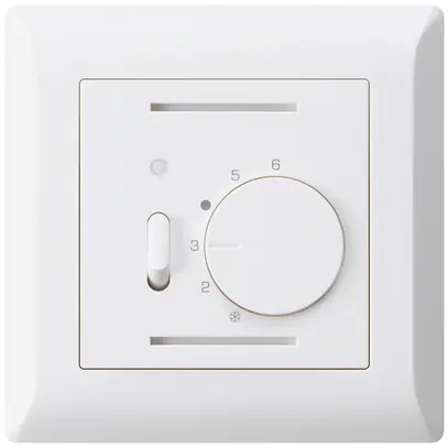 Termostato ambiente INC kallysto.line bianco con interruttore 