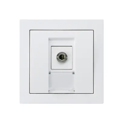 Prise de raccordement kallysto A Jack Connector 3.5mm blanc 