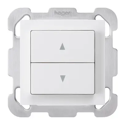 Pulsante per tapparelle INC kallysto con 2 tasti di comando bianco 