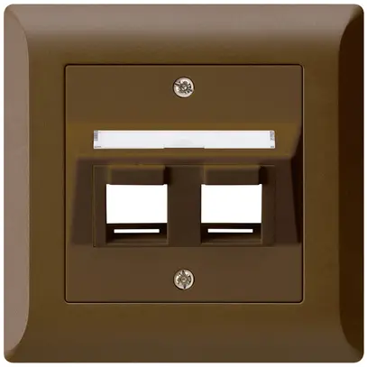 Kit de montage ENC kallysto.line 2×Keystone brun 