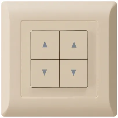 Interrupteur pour stores ENC kallysto.line beige avec 4 touches 