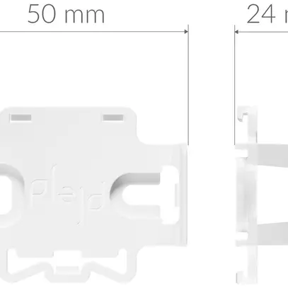Adaptateur de montage Plejd MNT-01, pour montage DIN/AP d'appareils INC 